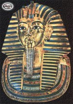 Il sarcofago completamente d'oro del re Tutankhamon.   (Fai clic per ingrandirla)